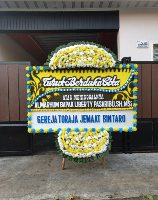 Papan Bunga Duka di Way Lunik