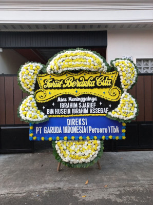 Papan Bunga Duka di Way Lunik