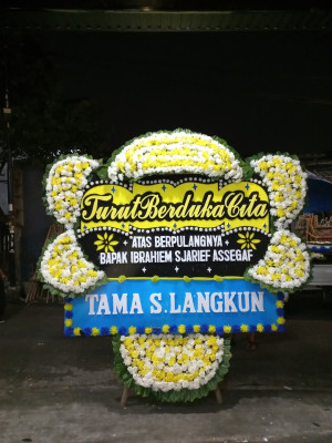 Papan Bunga Duka di Way Lunik