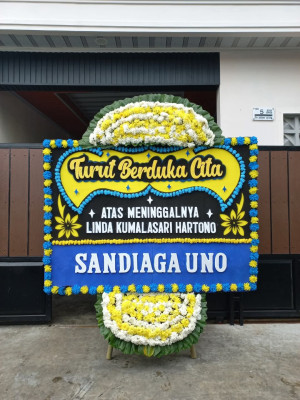Papan Bunga Duka di Way Lunik