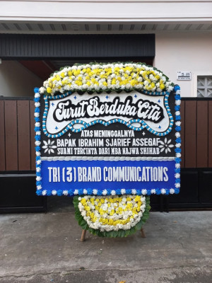 Papan Bunga Duka di Way Lunik